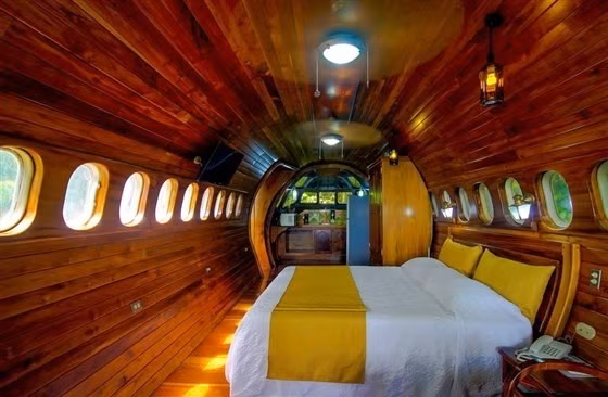 Biến máy bay cũ... thành nơi nghỉ dưỡng tuyệt đẹp giữa rừng