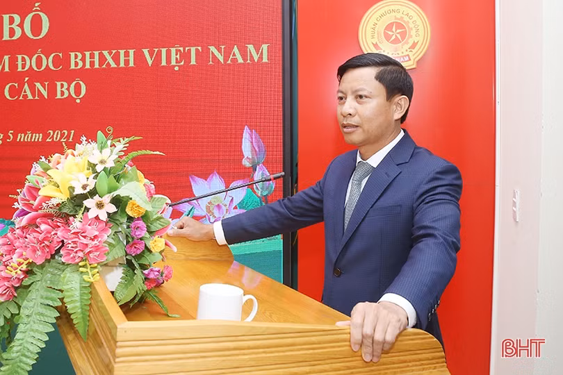 Công bố quyết định bổ nhiệm Giám đốc Bảo hiểm Xã hội Hà Tĩnh