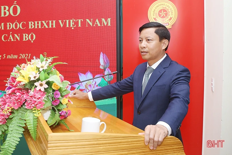 Công bố quyết định bổ nhiệm Giám đốc Bảo hiểm Xã hội Hà Tĩnh