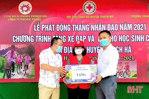 Hội Chữ thập đỏ Thạch Hà phát động Tháng Nhân đạo vì an toàn cộng đồng