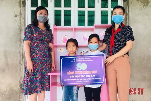 Nhiều công trình măng non nhân kỷ niệm 80 năm ngày thành lập Đội Thiếu niên tiền phong