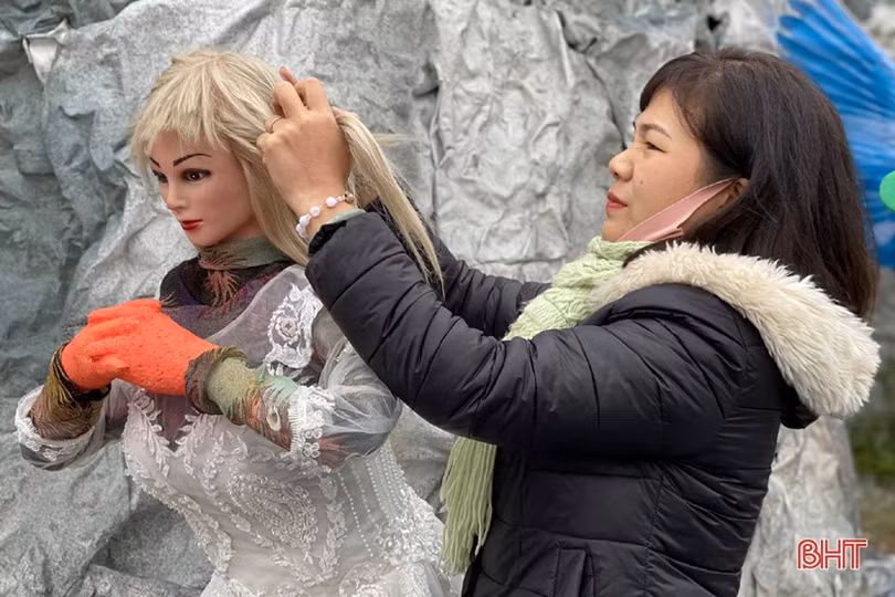 Chiêm ngưỡng hang đá Bê-lem “khổng lồ” từ hàng ngàn cây tre ở Hà Tĩnh