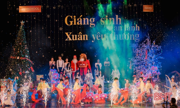 Ấm áp “Giáng sinh an lành - Xuân yêu thương” của học sinh iSchool Hà Tĩnh