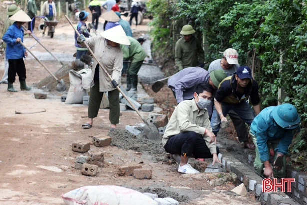 Vũ Quang “tăng tốc” cho mục tiêu huyện nông thôn mới trong năm 2020