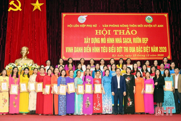 Hơn 6.500 hội viên phụ nữ Kỳ Anh tham gia CLB “Nhà sạch, vườn đẹp”