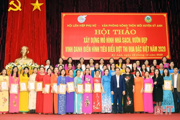 Hơn 6.500 hội viên phụ nữ Kỳ Anh tham gia CLB “Nhà sạch, vườn đẹp”