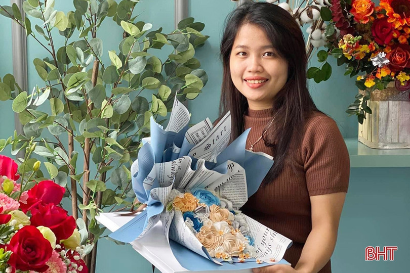 Mê mẩn những mẫu bánh kem chào đón Giáng sinh của cô gái Hà Tĩnh