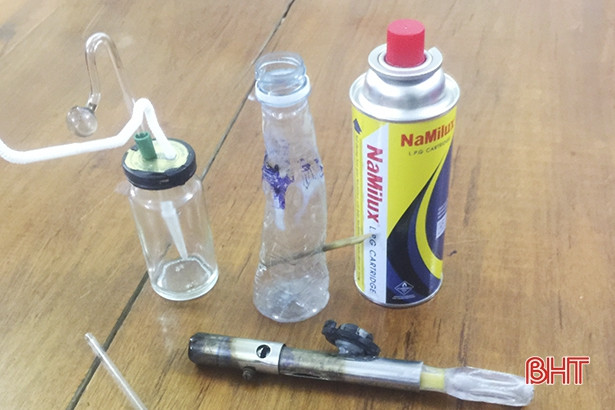 Công an Đức Thọ phá ổ nhóm tụ tập sử dụng ma túy