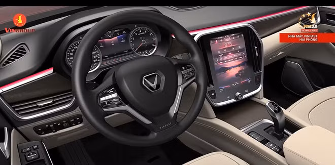 Ô tô Vinfast hé lộ hình ảnh nội thất?