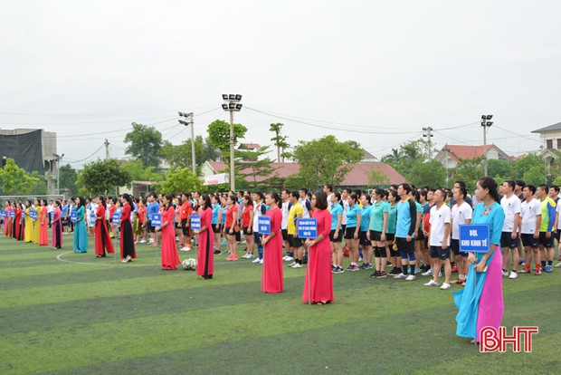 Đua tài Hội thao Khối thi đua Tài chính – kinh tế Hà Tĩnh năm 2018