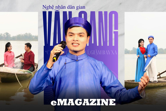 Nghệ nhân dân gian Văn Sang – “Cánh cò” chở câu ví, giặm bay xa