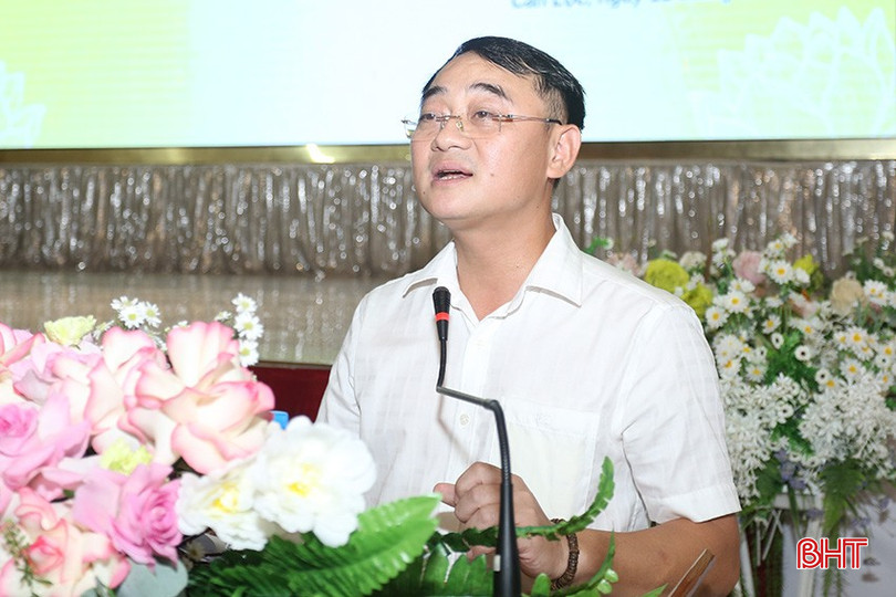 Ông Trần Viết Dũng - Chủ tịch hội Doanh nghiệp Can Lộc mong muốn huyện có thêm chính sách thu hút đầu tư, kịp thời tháo gỡ khó khăn để doanh nghiệp phát triển. a4-5108.jpg