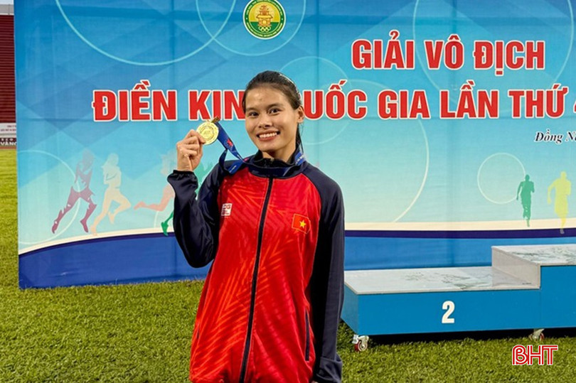 Tấm huy chương vàng ở nội dung 400m nữ tại Giải điền kinh vô địch quốc gia năm 2024 là khoảnh khắc đáng nhớ nhất với Ngọc. bqbht_br_img-0160-1680jpg.jpg