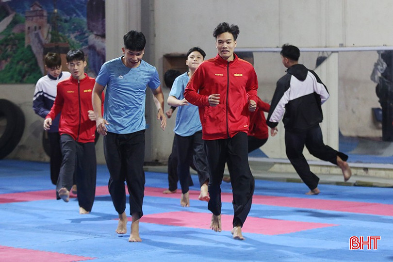 Các VĐV thể thao thành tích cao Hà Tĩnh tích cực tập luyện từ đầu năm mới. bqbht_br_as.jpg