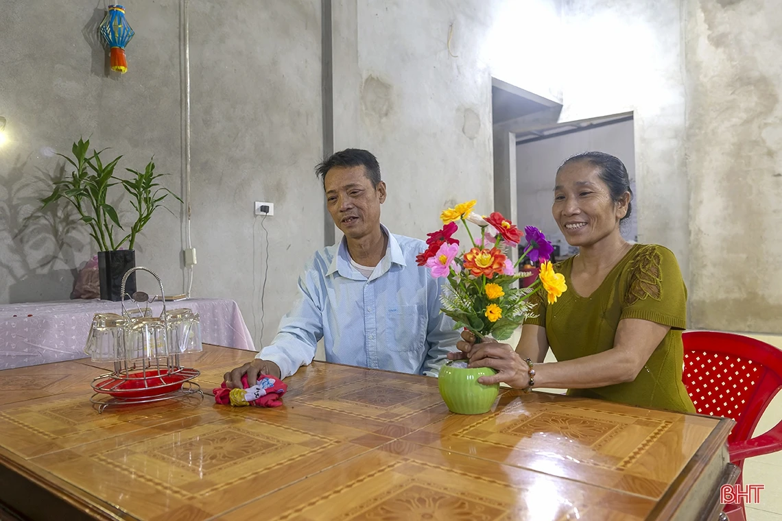 Xuân vui trong những ngôi nhà tránh trú bão lũ tại Hà Tĩnh