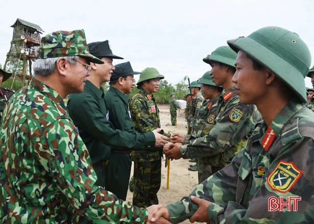 Diễn tập khu vực phòng thủ tỉnh Hà Tĩnh hoàn thành mục đích, đảm bảo an toàn tuyệt đối