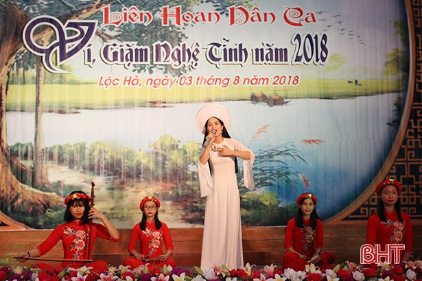 Lộc Hà tổ chức thành công Liên hoan Dân ca ví, giặm Nghệ Tĩnh năm 2018