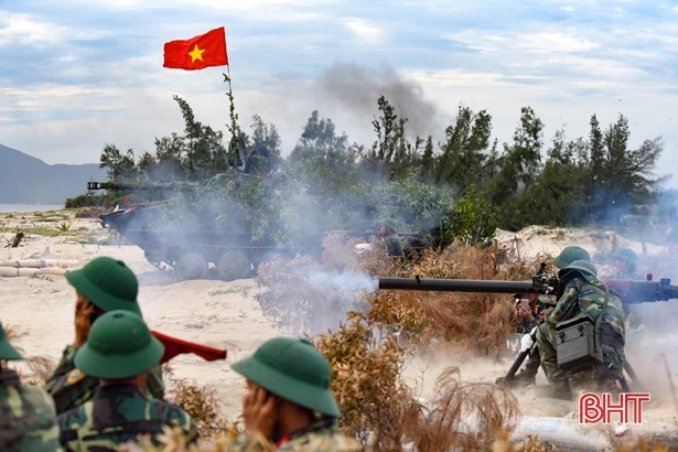 Diễn tập khu vực phòng thủ tỉnh Hà Tĩnh hoàn thành mục đích, đảm bảo an toàn tuyệt đối