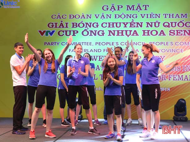 Hà Tĩnh gặp mặt ban tổ chức, các đoàn VĐV dự VTV Cup 2018