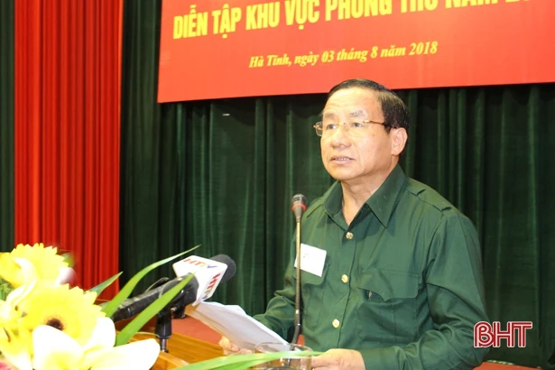 Diễn tập khu vực phòng thủ tỉnh Hà Tĩnh hoàn thành mục đích, đảm bảo an toàn tuyệt đối