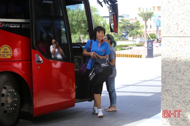 Các đội tuyển đầu tiên có mặt tại Hà Tĩnh dự VTV Cup 2018