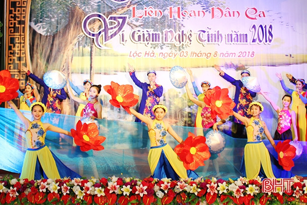 Lộc Hà tổ chức thành công Liên hoan Dân ca ví, giặm Nghệ Tĩnh năm 2018
