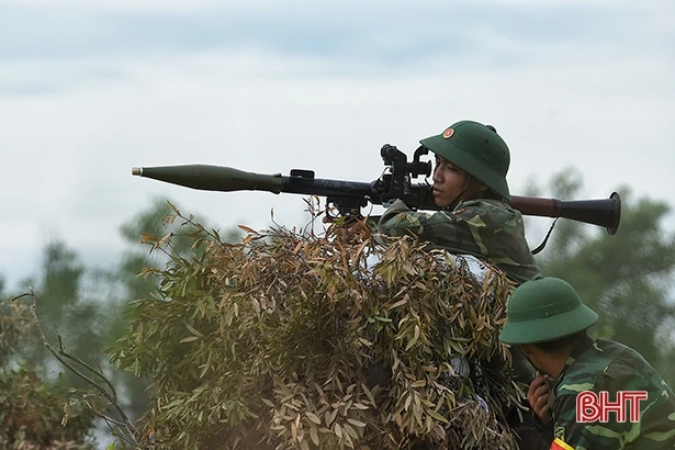 Diễn tập khu vực phòng thủ tỉnh Hà Tĩnh hoàn thành mục đích, đảm bảo an toàn tuyệt đối