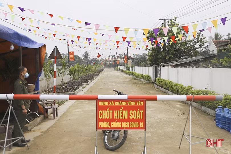 Người dân Can Lộc tự ý thức an toàn phòng dịch cho bản thân và cộng đồng
