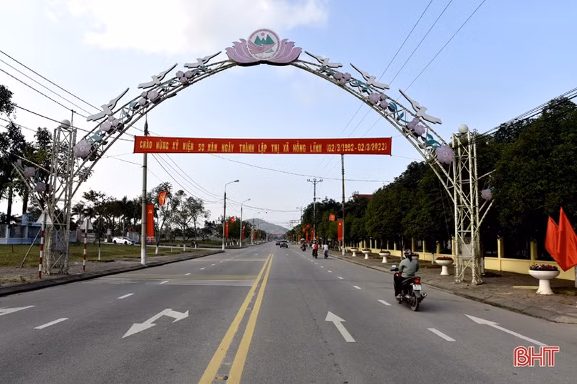 Sắc màu mừng Đảng, mừng xuân tại Thị xã Hồng Lĩnh