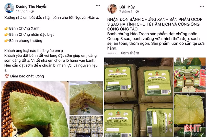 Cơ sở dịch vụ gói bánh chưng tất bật phục vụ người tiêu dùng Hà Tĩnh