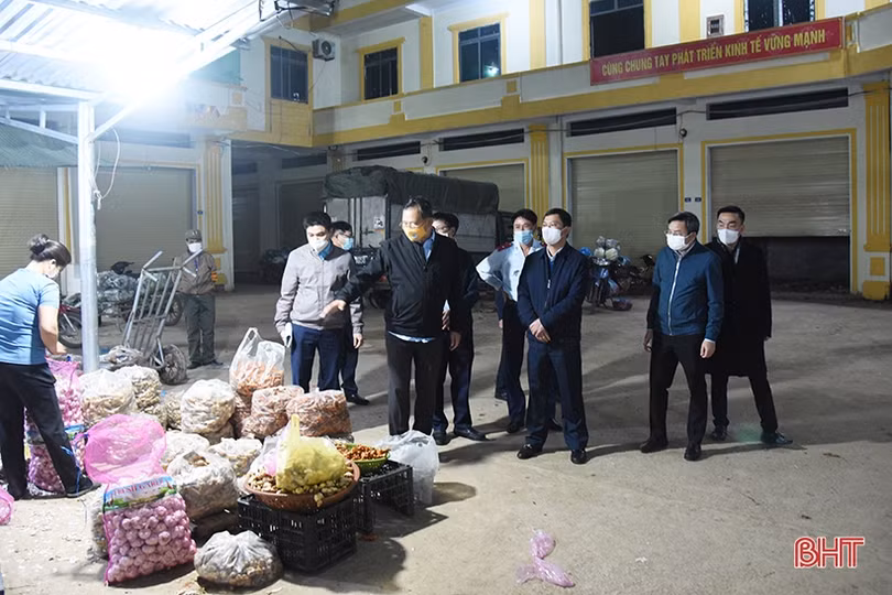 Kiểm tra đột xuất lúc rạng sáng tại các lò mổ gia súc tập trung ở Hà Tĩnh