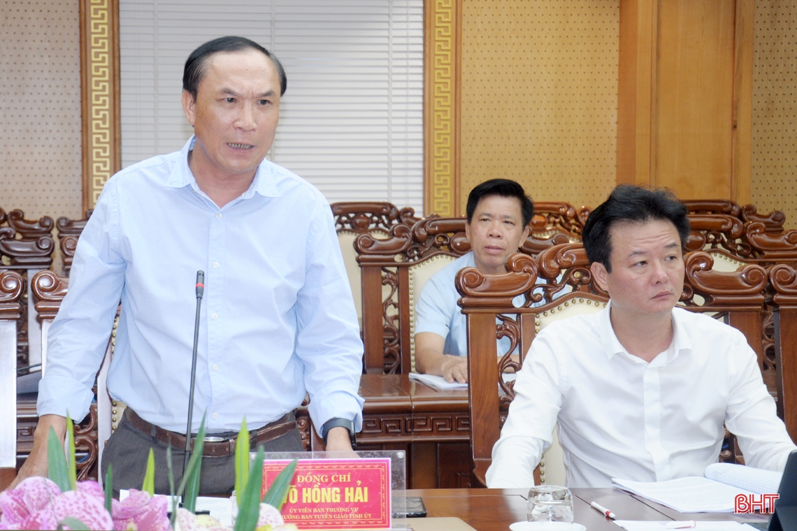 Bám sát kết luận của Trung ương để hoàn thiện Văn kiện Đại hội Đảng bộ tỉnh Hà Tĩnh nhiệm kỳ 2020 - 2025