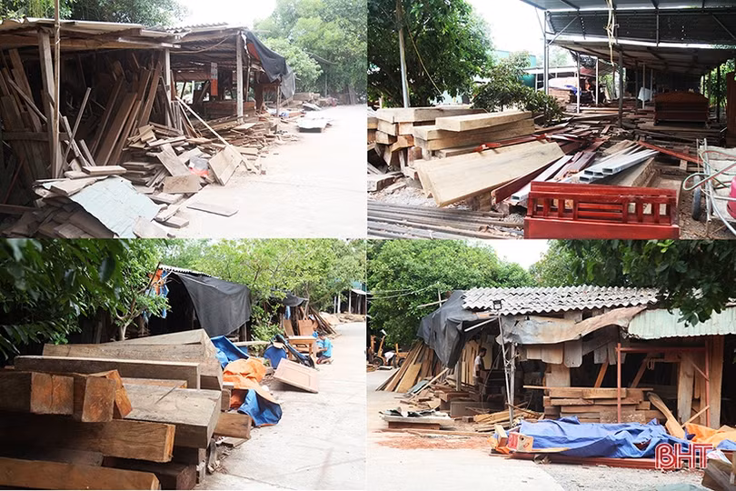 Doanh nghiệp chế biến gỗ lấn chiếm đê tả Nghèn, bao giờ sự việc được giải quyết?