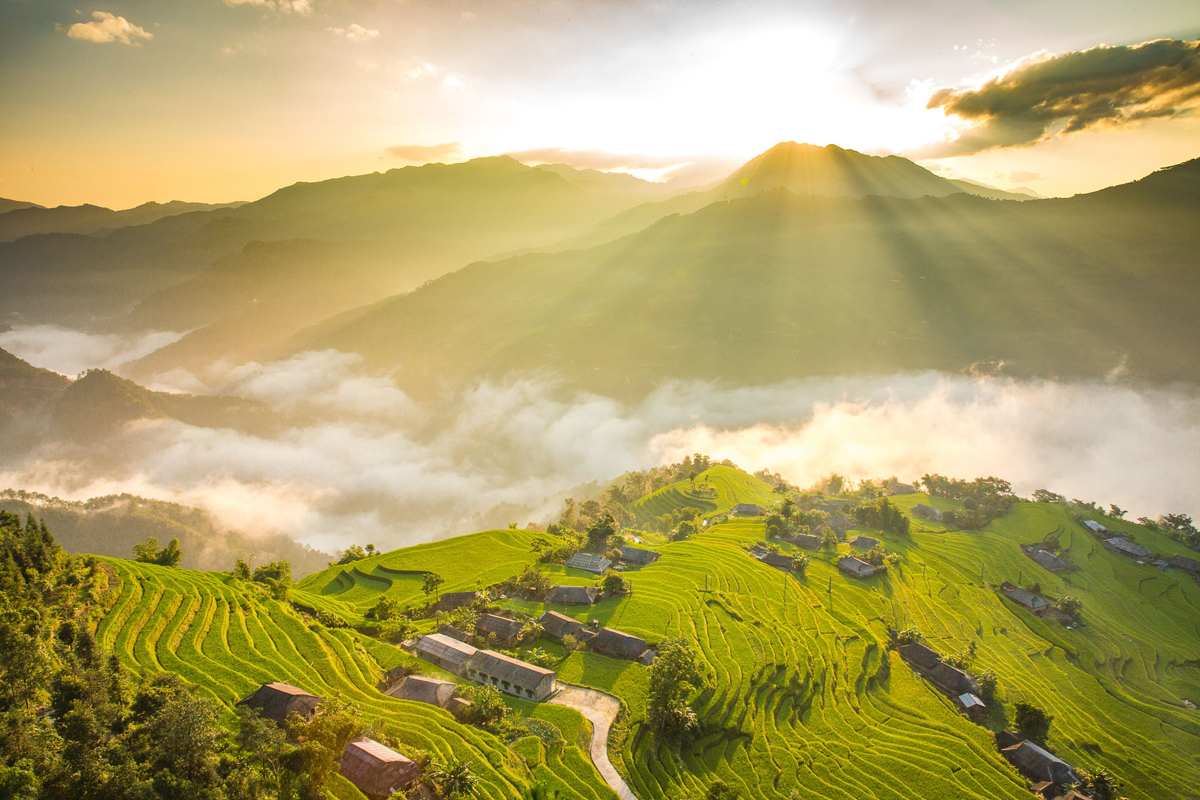 Hoàng Su Phì đẹp hút hồn mùa lúa chín