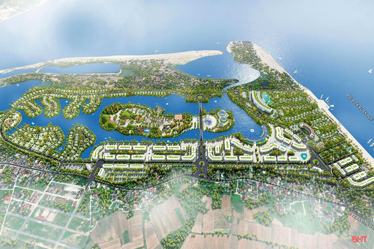 Phối cảnh Khu du lịch sinh thái biển Xuân Hội. bqbht_br_khu-du-lich-bien-xuan-hoi.jpg