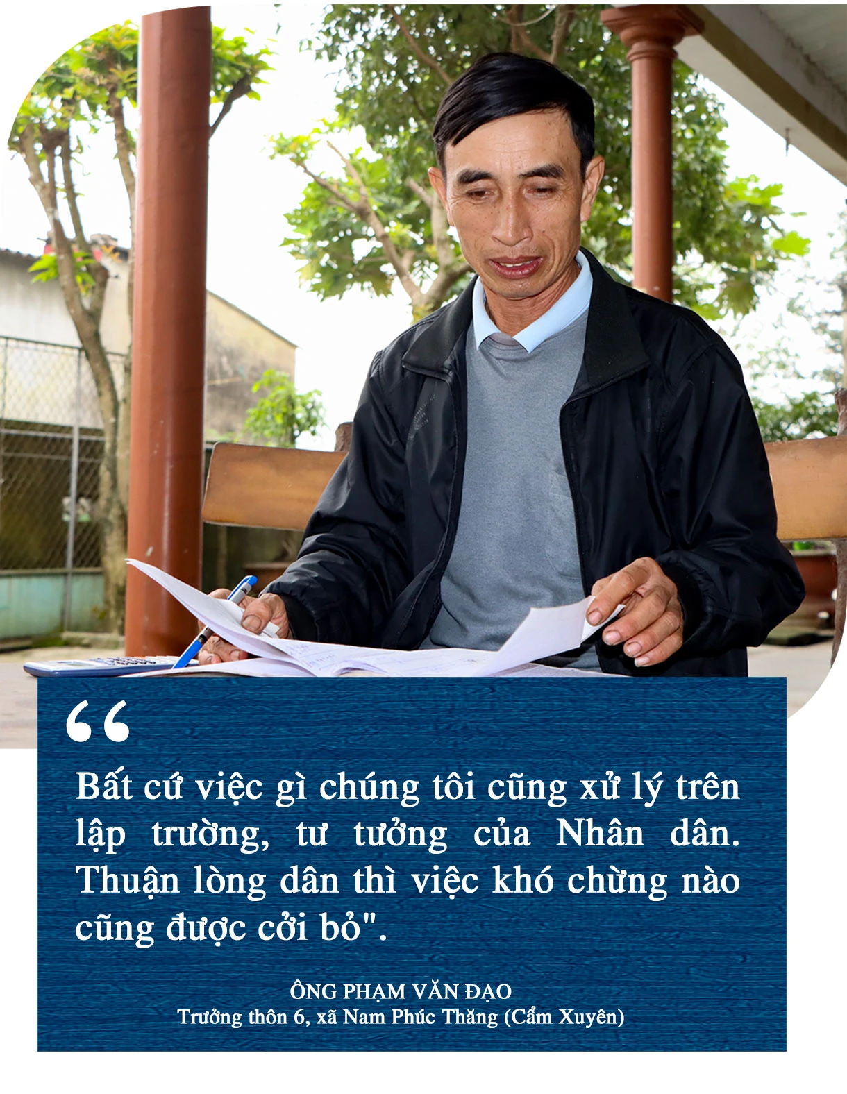 Học Bác, trưởng thôn vùng giáo 22 năm cùng người dân xây “miền quê đáng sống” ảnh 5 Học Bác, trưởng thôn vùng giáo 22 năm cùng người dân xây “miền quê đáng sống”