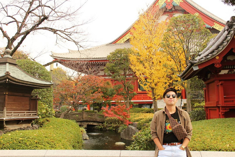 Rừng lá phong đỏ rợp trời thu Nhật Bản