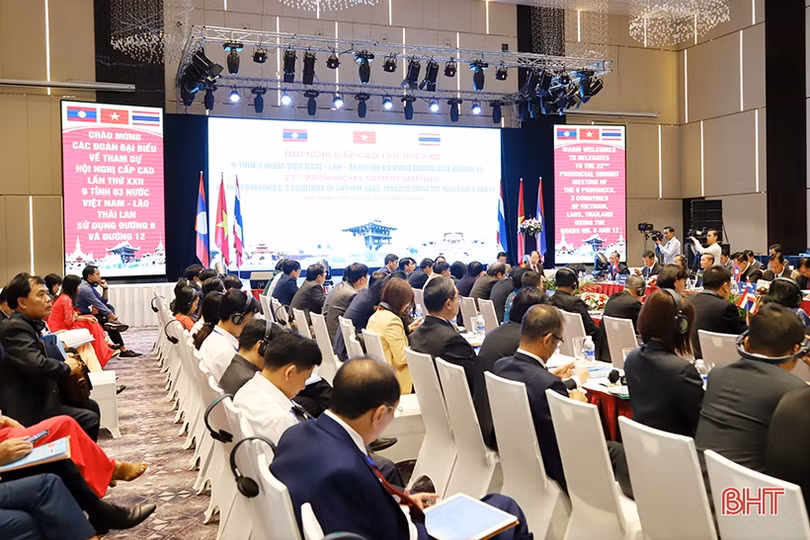 Hội nghị 9 tỉnh, 3 nước Thái Lan – Lào - Việt Nam có sử dụng đường 8 và đường 12 tại Hà Tĩnh