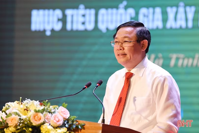 Phó Thủ tướng Vương Đình Huệ dự Hội nghị Tổng kết 10 năm xây dựng nông thôn mới Hà Tĩnh