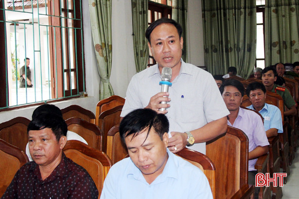 Cử tri thị xã Kỳ Anh đề nghị quan tâm đến nhân dân vùng quy hoạch