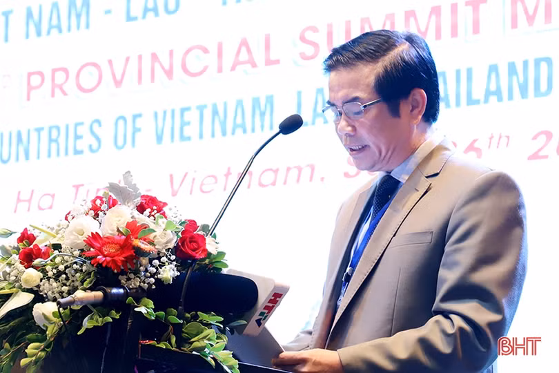 Hội nghị 9 tỉnh, 3 nước Thái Lan – Lào - Việt Nam có sử dụng đường 8 và đường 12 tại Hà Tĩnh