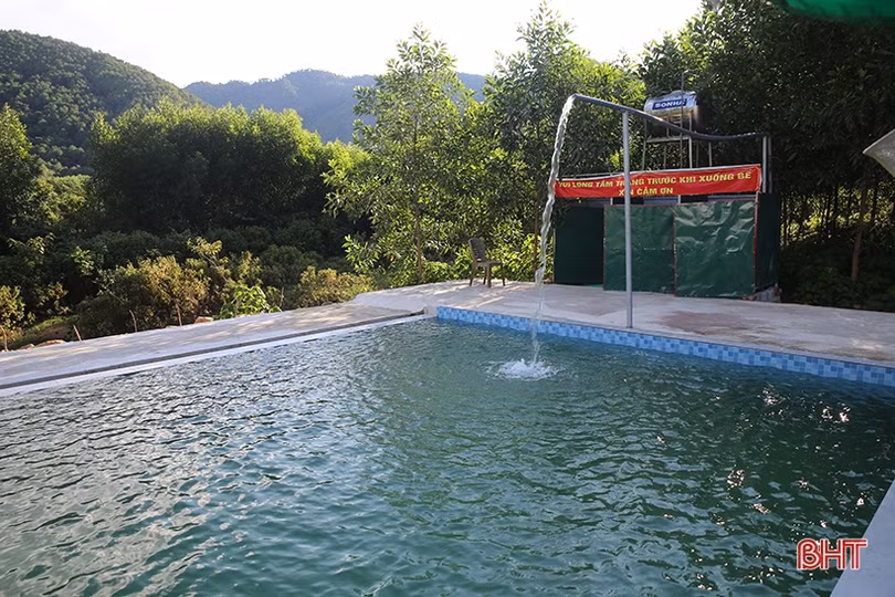 Phố đẹp trong làng quê Hà Tĩnh