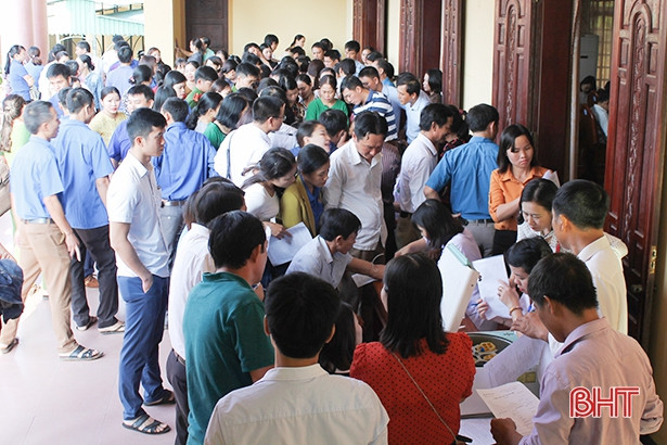 Ngày hội hiến máu tình nguyện ở Can Lộc thu về hơn 300 đơn vị máu