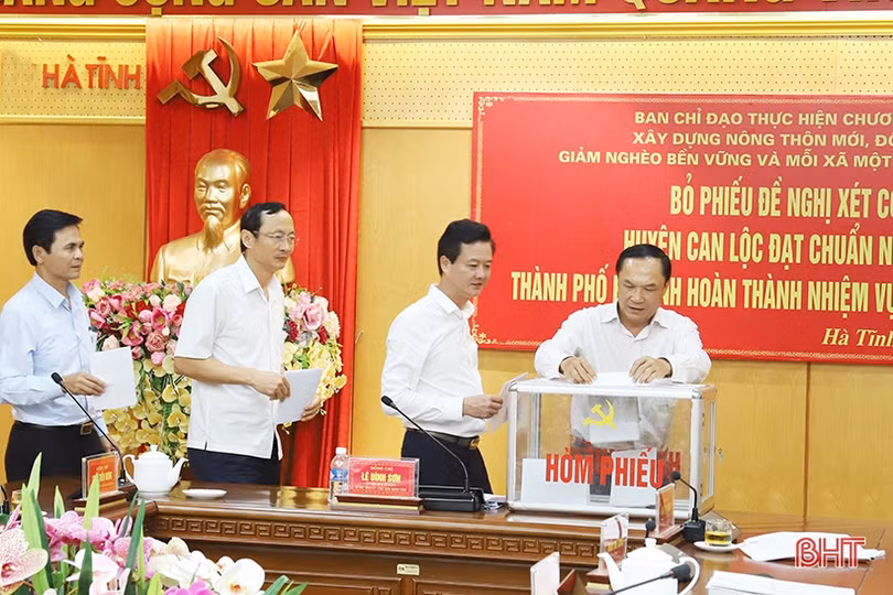 Hà Tĩnh đề nghị trung ương công nhận huyện Can Lộc đạt chuẩn nông thôn mới năm 2019