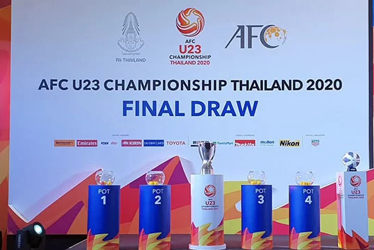 Bốc thăm VCK U23 châu Á: Việt Nam cùng bảng với Triều Tiên, Jordan, UAE