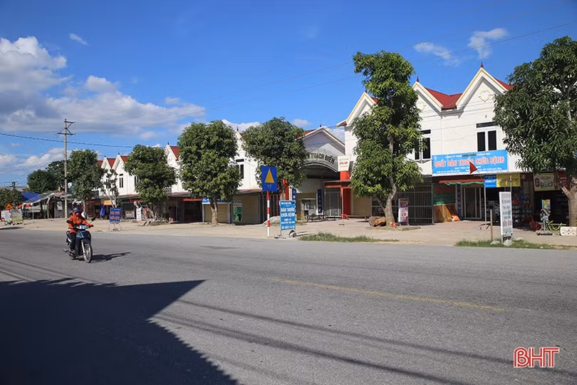 Phố đẹp trong làng quê Hà Tĩnh