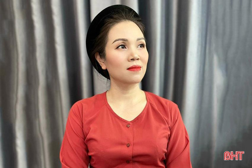 Cô giáo Tô Thị Nguyệt tâm huyết gìn giữ và lan tỏa giá trị của di sản dân ca ví, giặm. 11.jpg