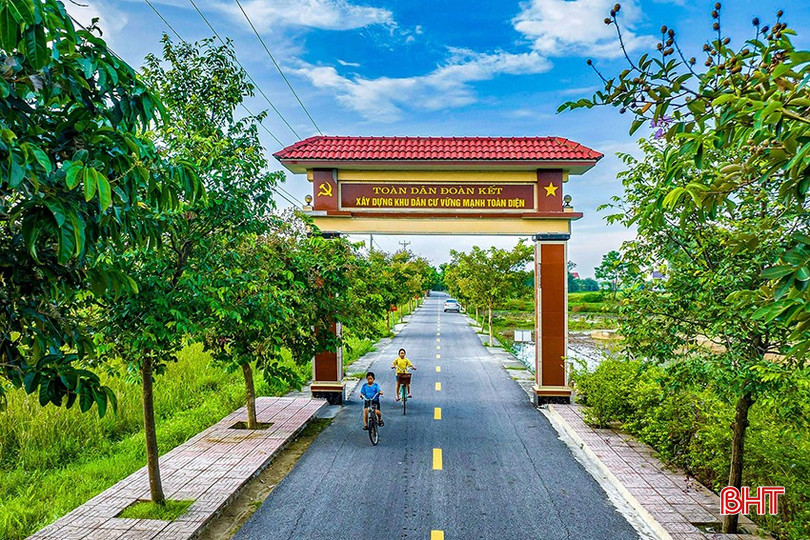 Diện mạo những khu dân cư kiểu mẫu. Ảnh Đậu Hà. bqbht_br_9.jpg