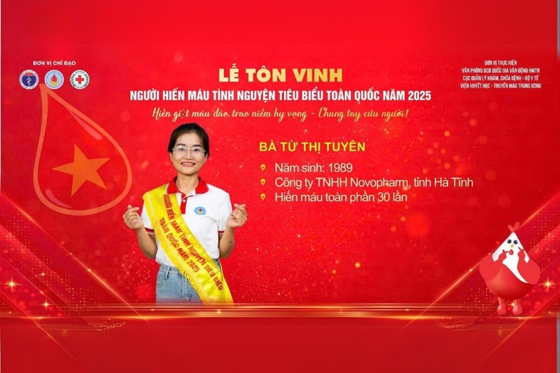 Chị Từ Thị Tuyên là cá nhân duy nhất của Hà Tĩnh được tôn vinh năm nay. thiet-ke-chua-co-ten-2025-06-05t161900849.jpg