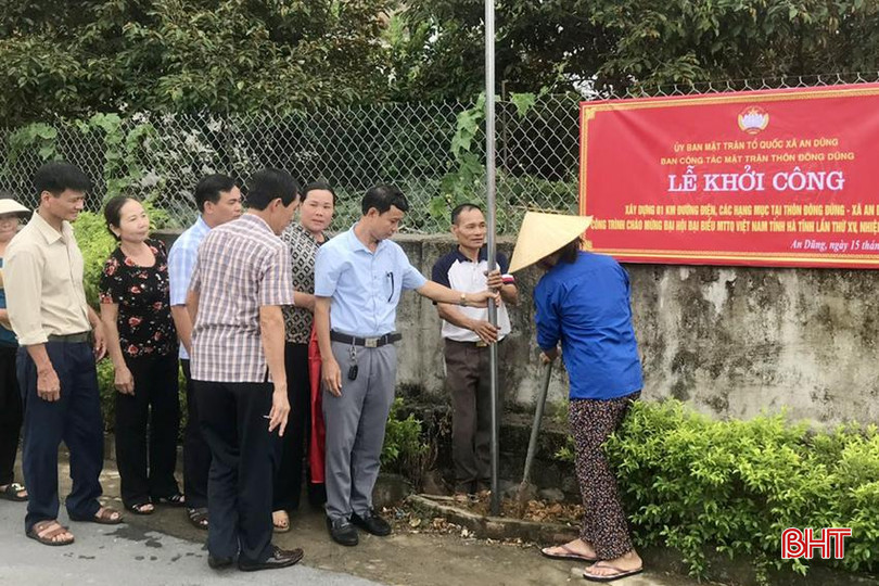Ủy ban MTTQ huyện Đức Thọ phát động 60 ngày cao điểm xây dựng nông thôn mới để chào mừng Đại hội MTTQ tỉnh lần thứ XV. 7.jpg